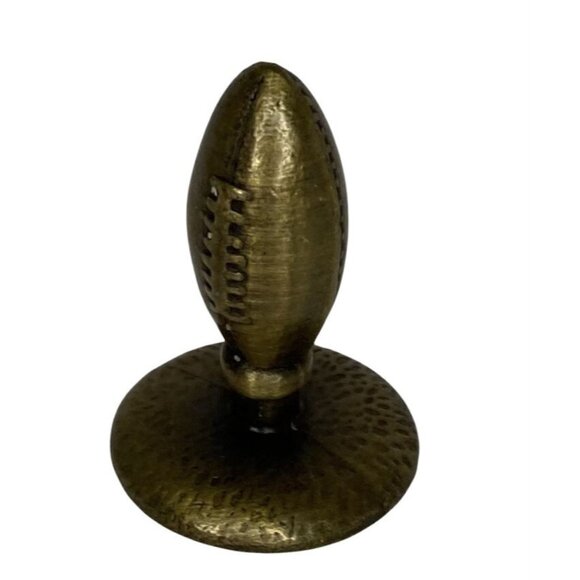 Football Game Piece Craft Sports Token Replacement Part Brass Metal Lot 4 - Picture 1 of 7
